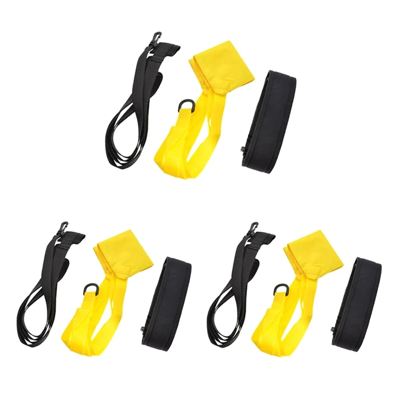 

B93B-Swimming Training Equipment Parachute Adjustable Waterproof Swimming Training Belts With Resistance Parachute For Kids