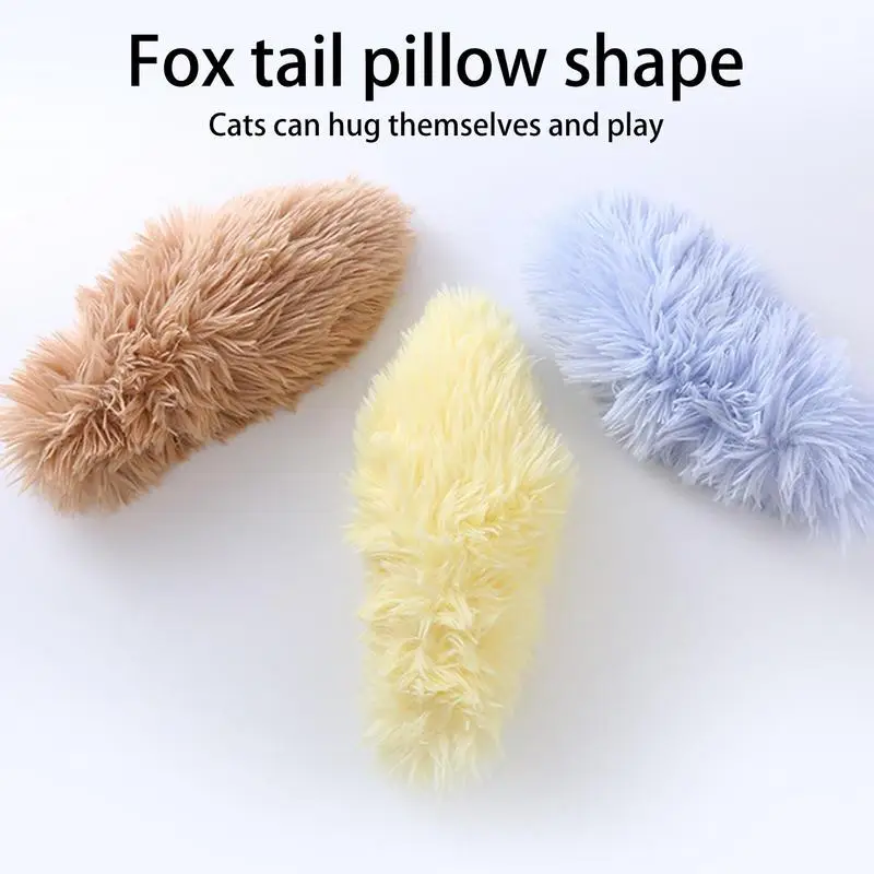 Cat Kicker Toy High Quality Light Weight Plush Cats Chew Toy Catnip Soft Interactive Cats Plaything For Kittens Teething