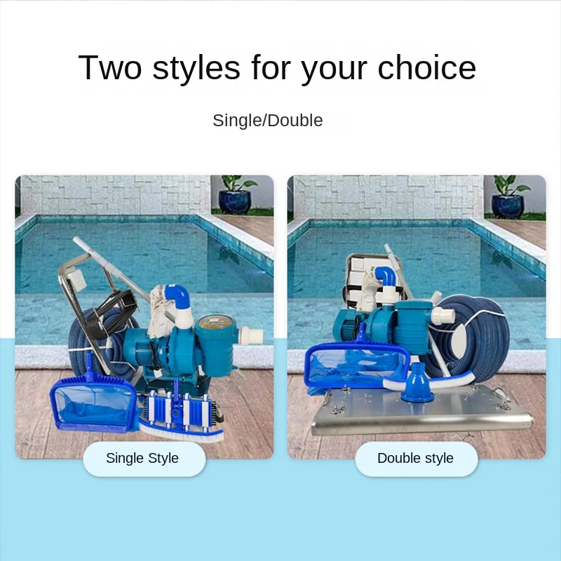 Aspirapolvere subacqueo per piscina ecologica, aspiratore per acque luride, per piscina, 100-200 litri, in plastica