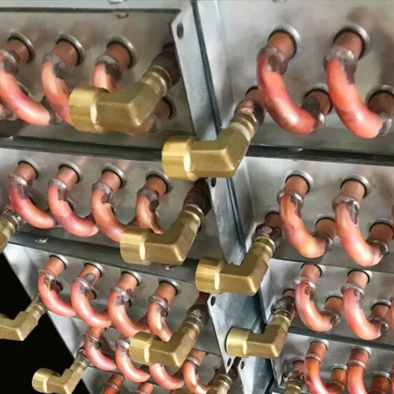 

Hydrophilic Fin Condenser Air Cooled Copper Tube Heat Exchanger for Refrigeration Systems