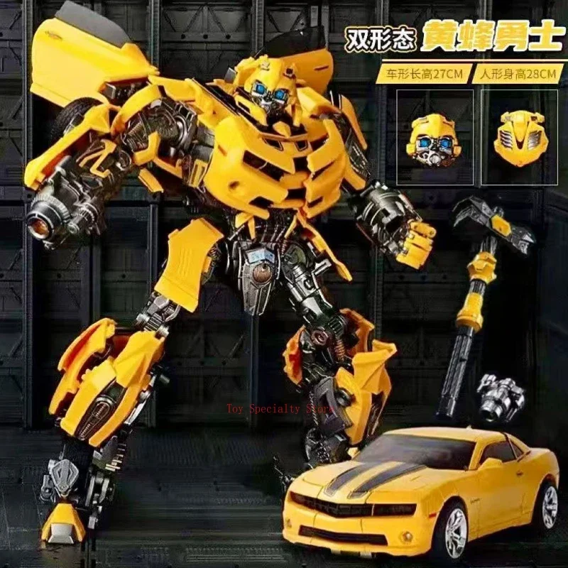 

Spot Transformers XP-13 Bumblebee Movie Anime Character Handheld Car Model Toy Collection Birthday Gift G1 Mobile Robot