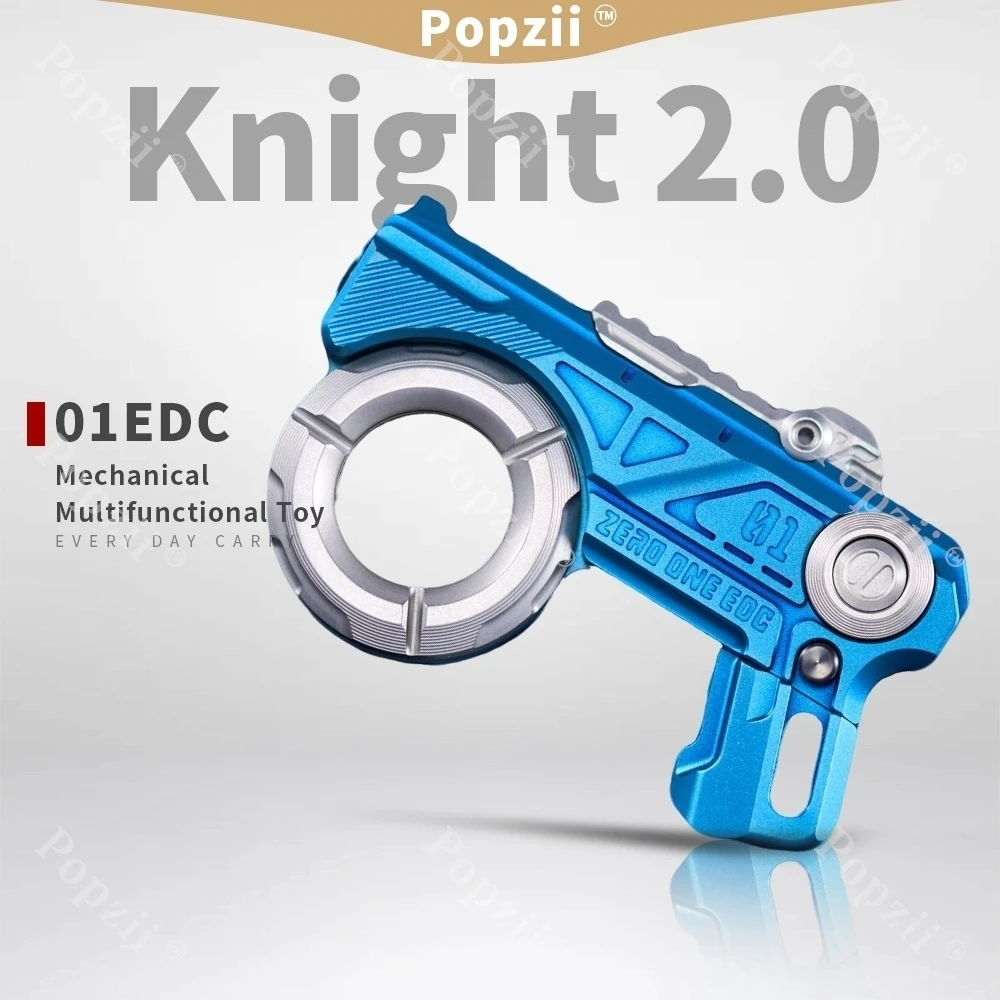 

01EDC Knight 2,0 механическое кольцо на палец, многофункциональная игрушка, несколько способов игры, крутой гаджет для взрослых, антистрессовые игрушки для тревоги