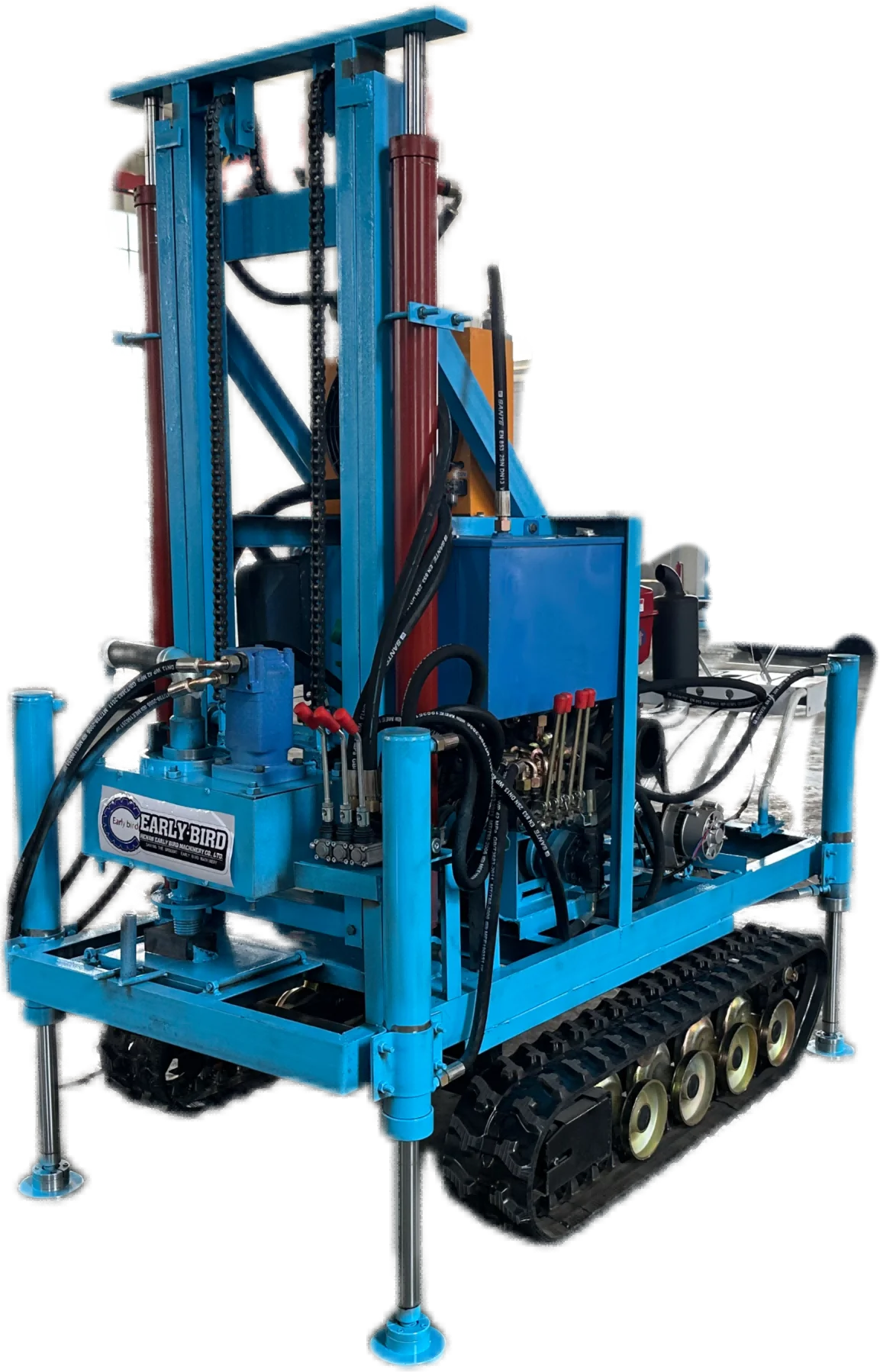 2025200m 300m 350m 600 m Piattaforma di perforazione rotativa per pozzi d'acqua montata su pista/impianto di perforazione mineraria