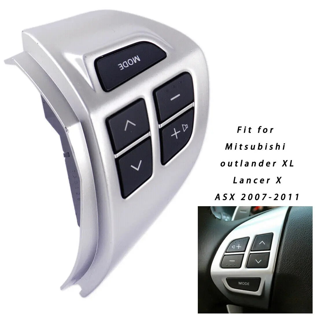 

Radio Volume Steering Wheel Control Switch Button For Mitsubishi L200 Lancer ASX