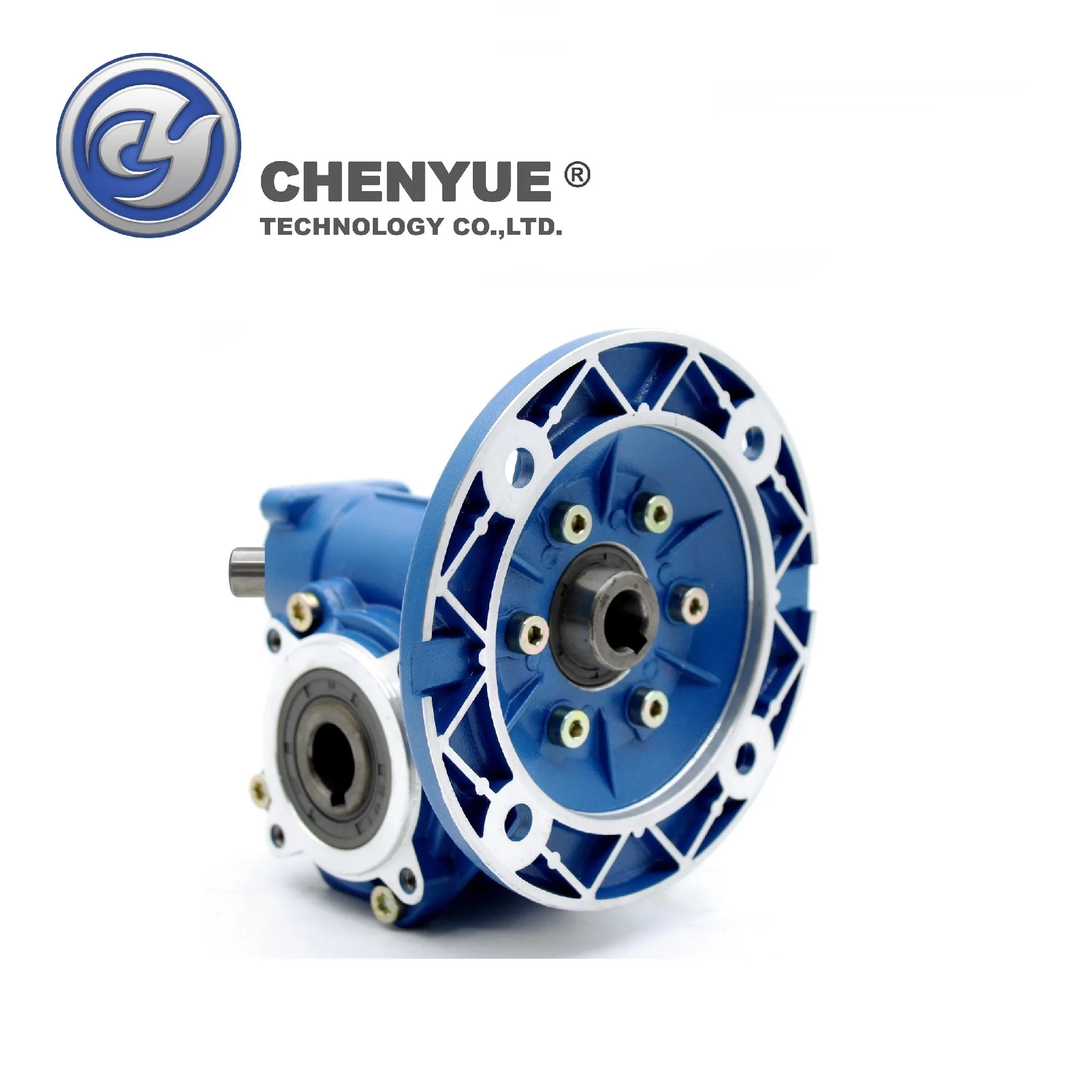 

CHENYUE Worm Gearbox CYVF40-VS Input 9/11/14mm Output 18mm Ratio 5:1/100:1 Compact Structure Free Maintenance for NEMA34 motor