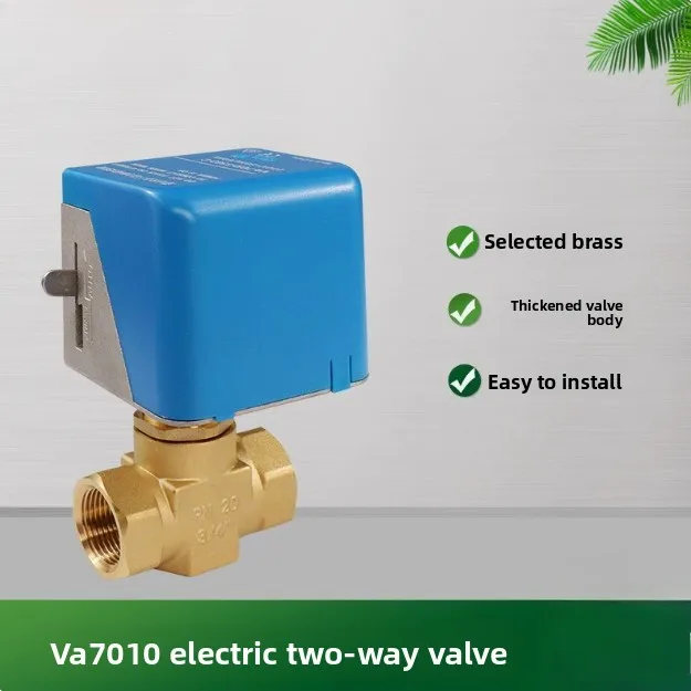 Electric 2-Way Valve VG4400HC/FC/GC with VA-7010 Actuator for HVAC Fan Coil Water Flow Control