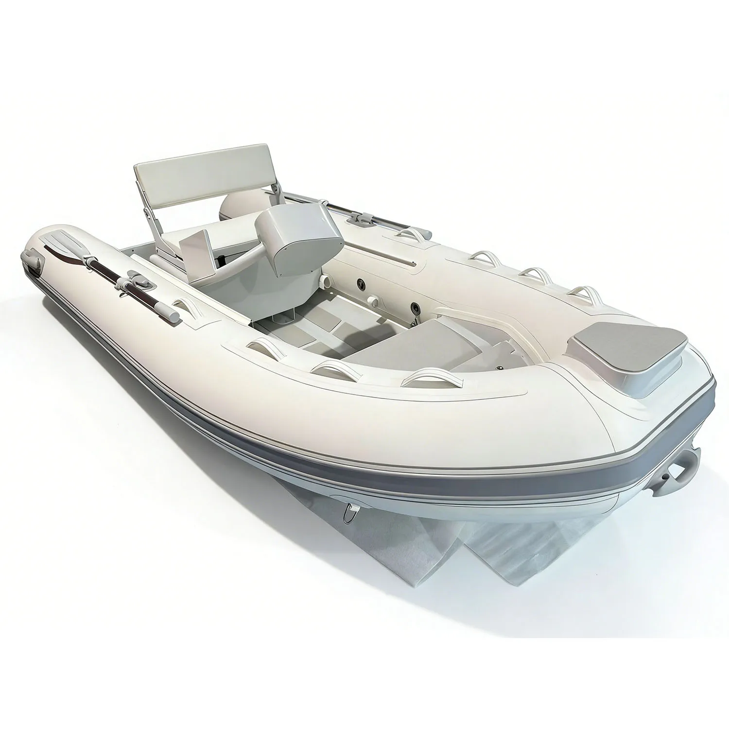 REACHSEA UT320co Light Grey Color Aluminum Hull Rigid Inflatable Boat