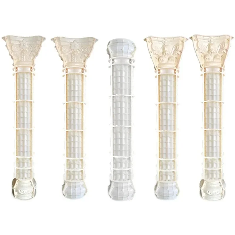 Molde de cemento de columna romana europea con plantilla ABS, para decoración de puertas, balcones y jardines, modelo Z