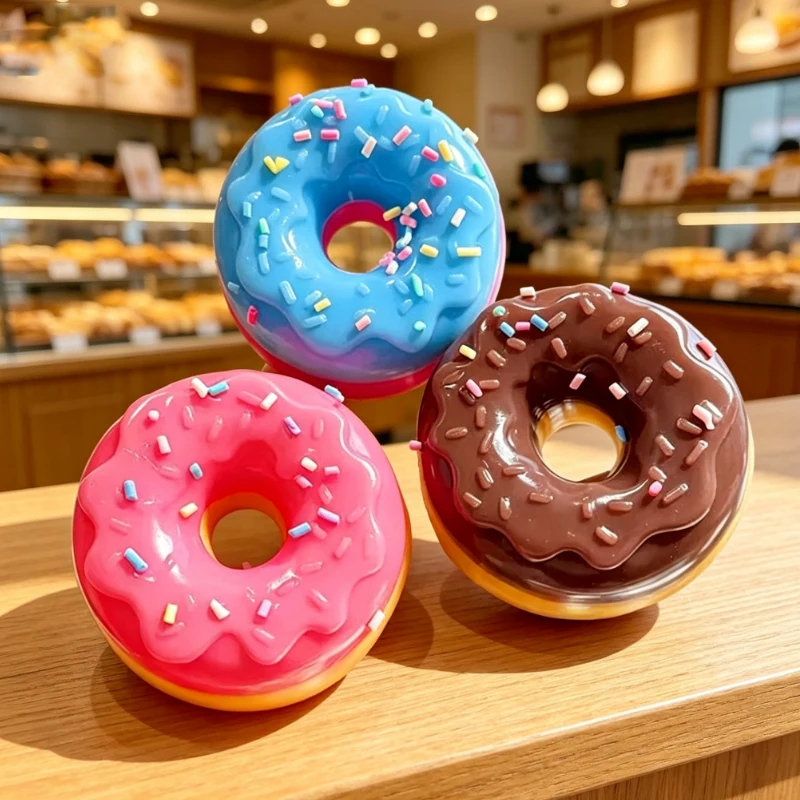 2026 New Arrival Schylling NeeDoh Jelly Donut Squeeze Toy, Stress Relief Squishy Toy with Slow Rebound, Perfect Gift D