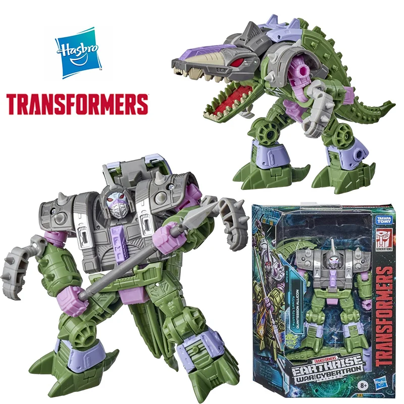 Hasbro Transformers Earth Rise WFC-E19 Quintesson Allicon 13Cm Deluxe Class Original Action Figure Model Toy Gift Collection