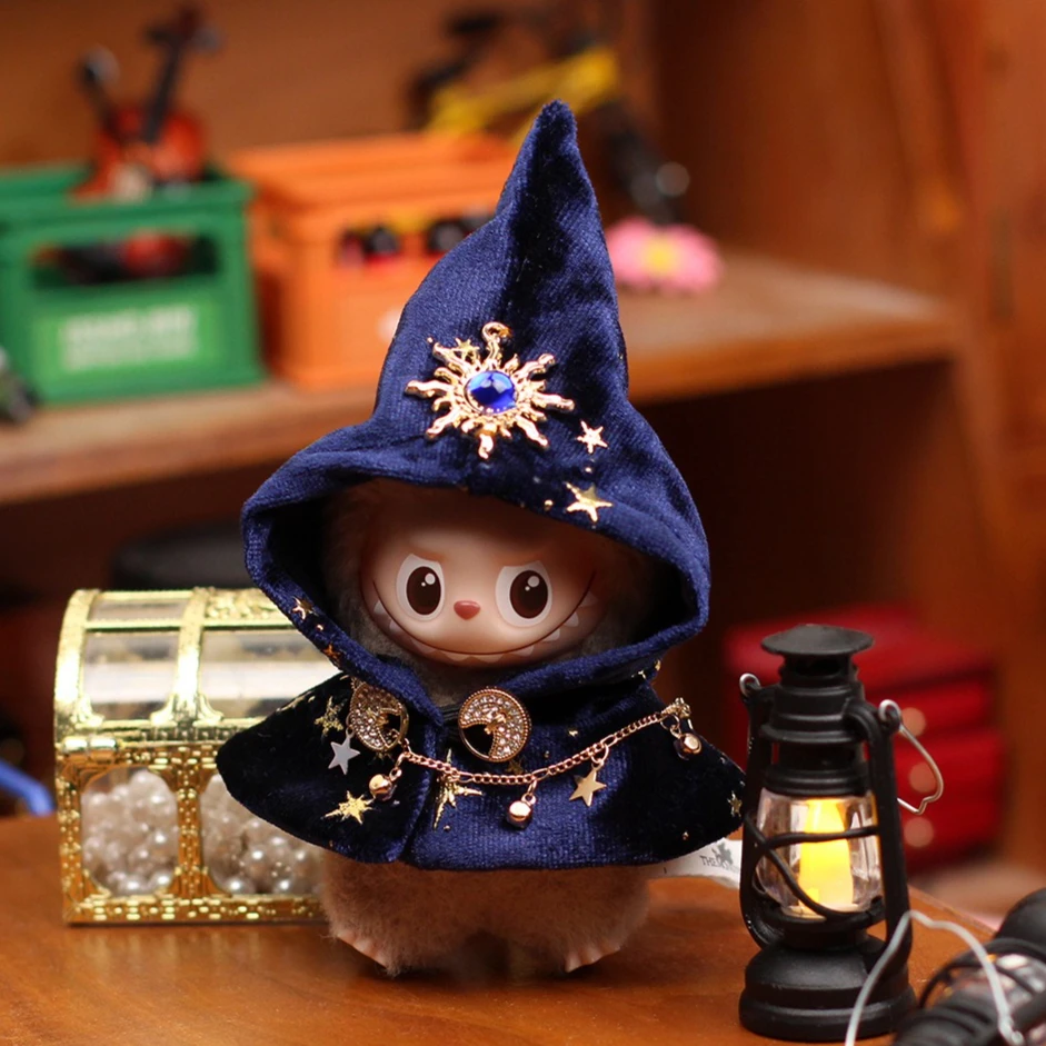 【4.0 الملابس】لملابس الساحر الصغيرة Labubu 4.0 إكسسوارات دمي الفينيل الملابس لعبة تزيين التارو لملابس كلمة المرور على شكل قلب #1