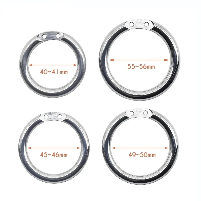 Sissy Small Metal Chastity Cage Device Femboy Steel Penis Rings Adults BDSM Toys for Men Gay Sex Shop Negative Erotic Products images - 6