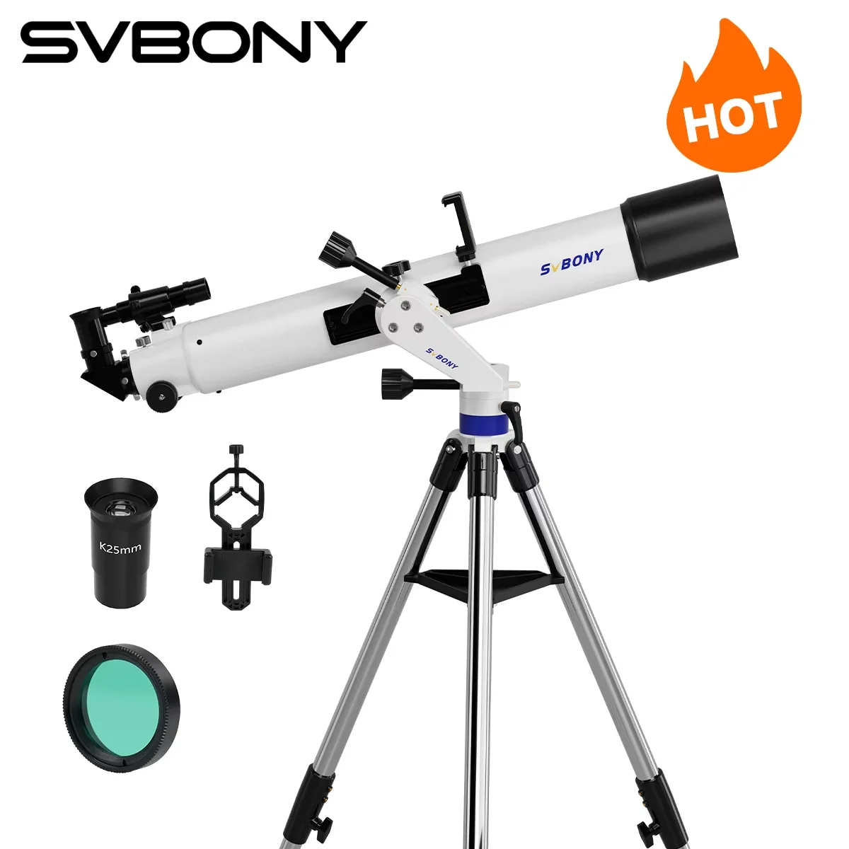 Svbony SV520 Telescopio astronómico refractor de