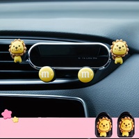 Adjustable Cartoon Car Phone Holder - Gravity-Activated, Air Vent Mount with Bonus Hook for Easy Navigation & Multi-Function Use