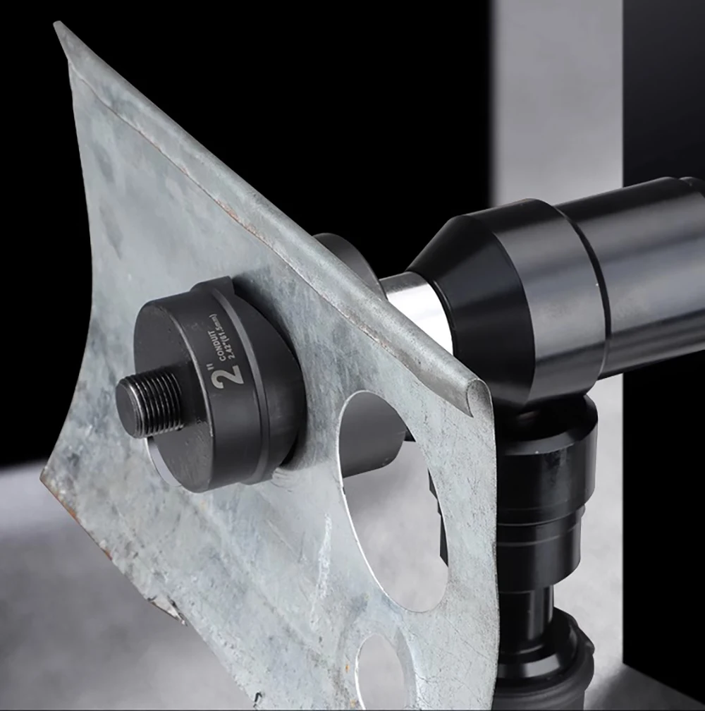 خرامة هيدروليكية محمولة قابلة لإعادة الشحن SME-8B تعمل ببطارية ليثيوم مربعة ومستديرة، صندوق خزانة بمقبض حديد #6