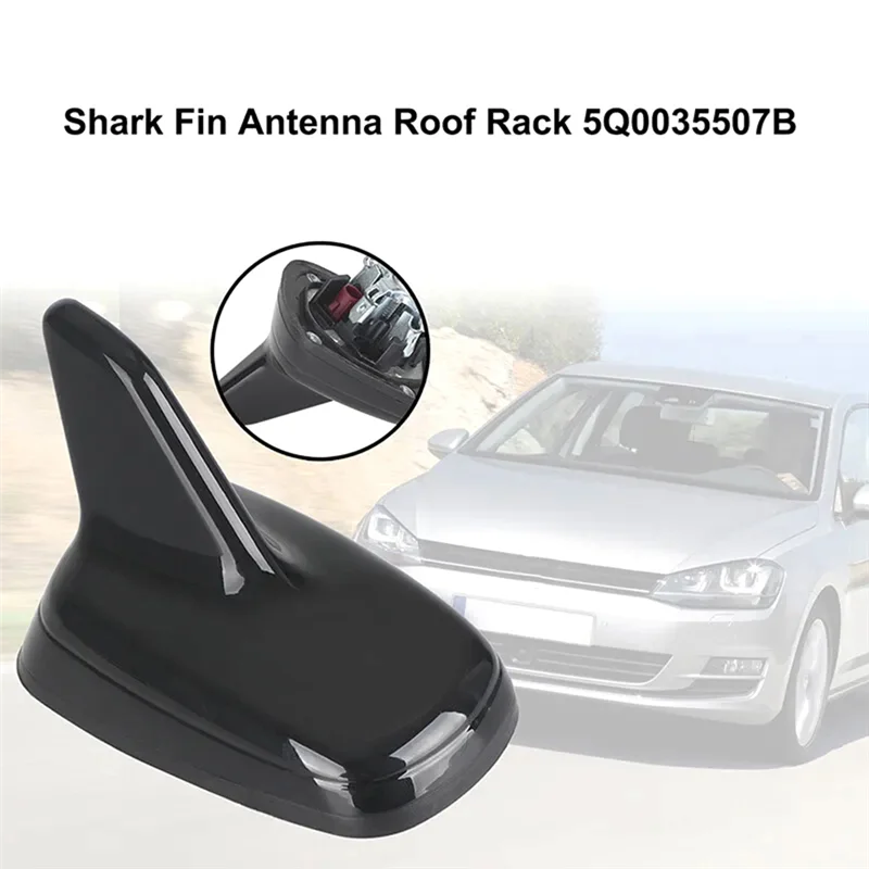 5Q0 035 507 Shark Fin Antenna Roof Aerial For VW Arteon Golf 7 Sportsvan T-Roc 5Q0035507P 5Q0035507B5FQ - view 5