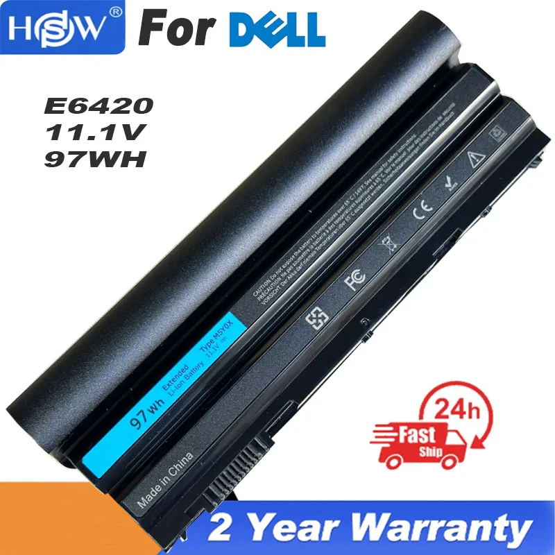 

Laptop Batteries 97WH 11.1V For Dell E5420 E5430 E6120 E5520 M5Y0X E5530 E6420 E6420 E6430 E6520 8858x 3560 T54F3 T54FJ 8P3YX