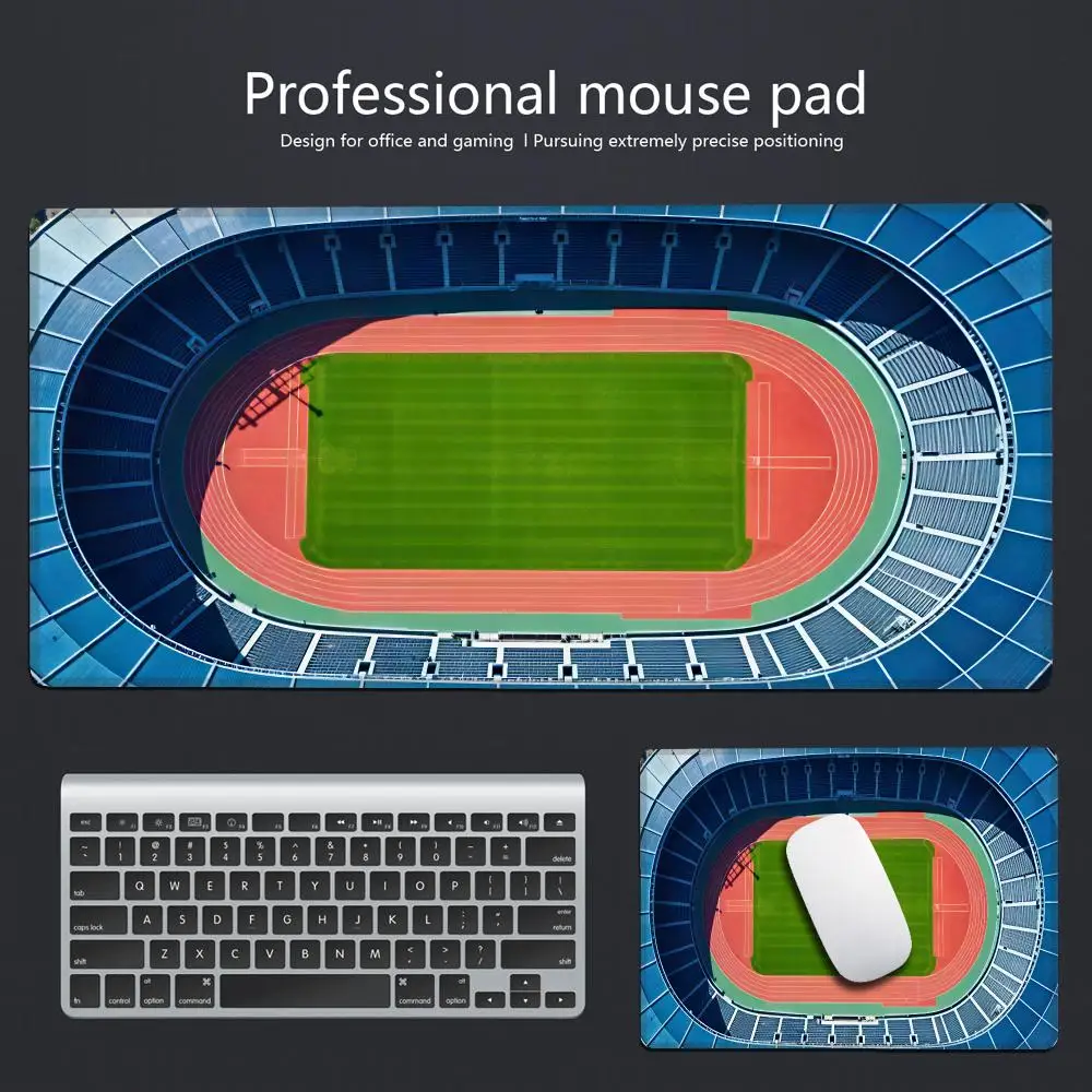 Baseball Stadium Aerial View Mouse Pad Large Rubber Anti-slip PC Desk Accessories Mousepad for Office & Gamer Keyboard Decor Mat