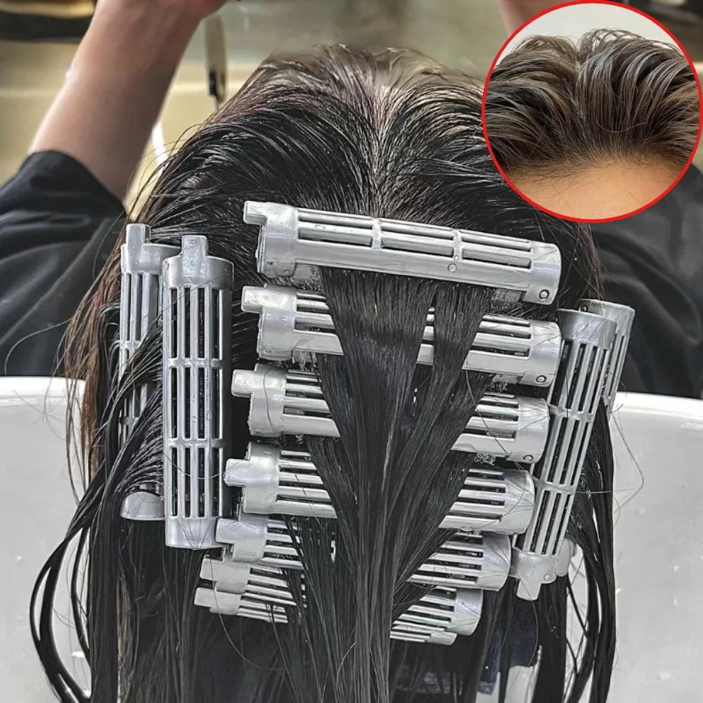 

16/20Pcs Heatless Hair Perm Rods Set Fluffy Curling Rods No Heat Hair Curlers Rollers Root Perm Clips Hairdressing Styling Tools