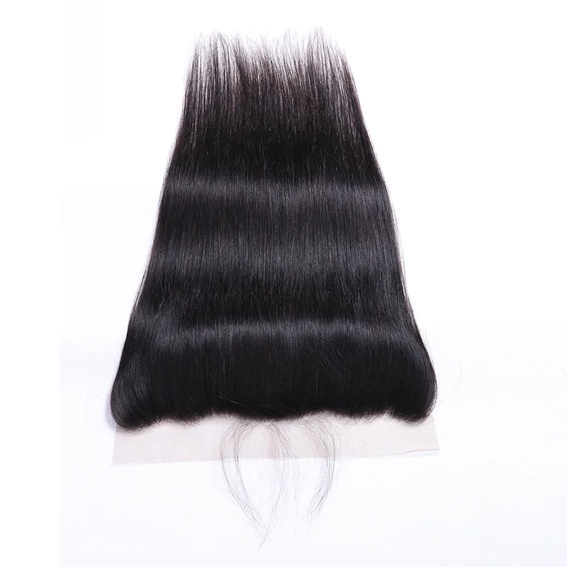 MDL Straight 100% Brazilian Human Hair 2x6 4x4 5x5 13x4 HD Lace Closure Frontal for Women Natural Black Color