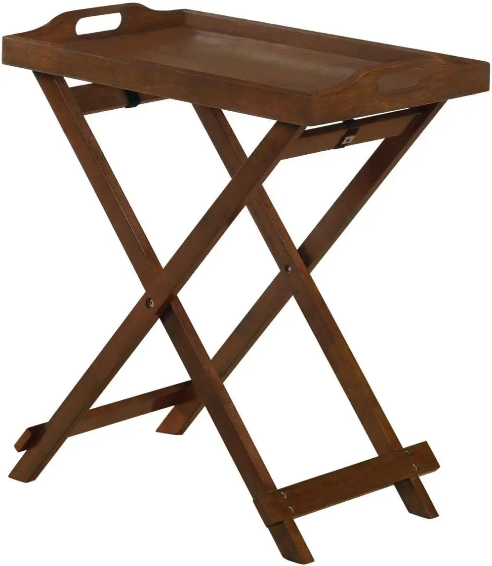

Designs2Go Folding Tray Table, Espresso
