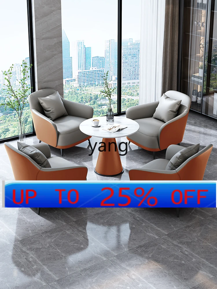 

CX light luxury sofa chair modern reception negotiation table and chair combination