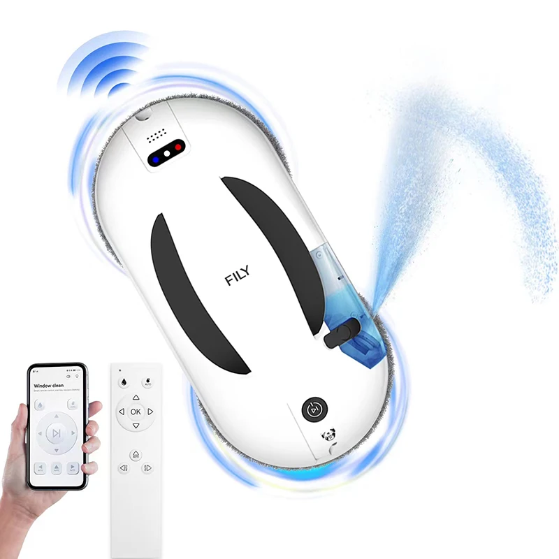 S2 rozpylanie wodą okno Robot czyszczący w pełni automatyczny domowy dwustronny okno artefakt do czyszczenia szkła elektrycznego