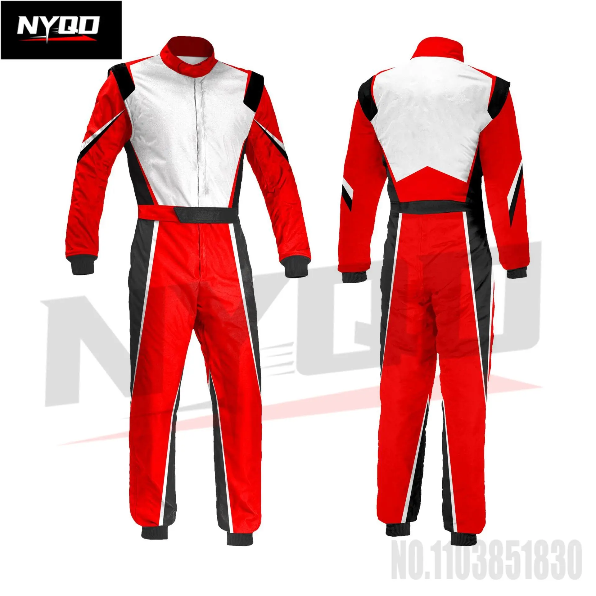 Kart suit One Piece ATV Karting Racing Suit Formula 1 World Championship Fans Clothing Double Layer Polyester Car Driving Overal