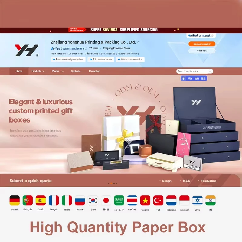 Customized queryCardboard Box With 24 Drawers for Cosmetic Beauty Advent Calendar Packaging Gift Boxes