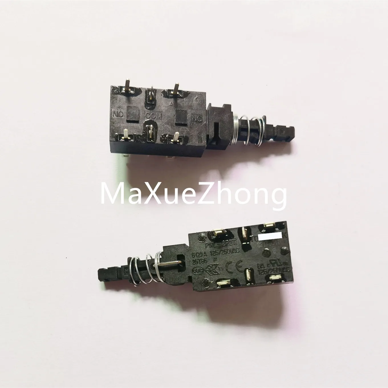 

Original new 100% high current power switch self-locking straight key switch PWL-2P2T 6pin board