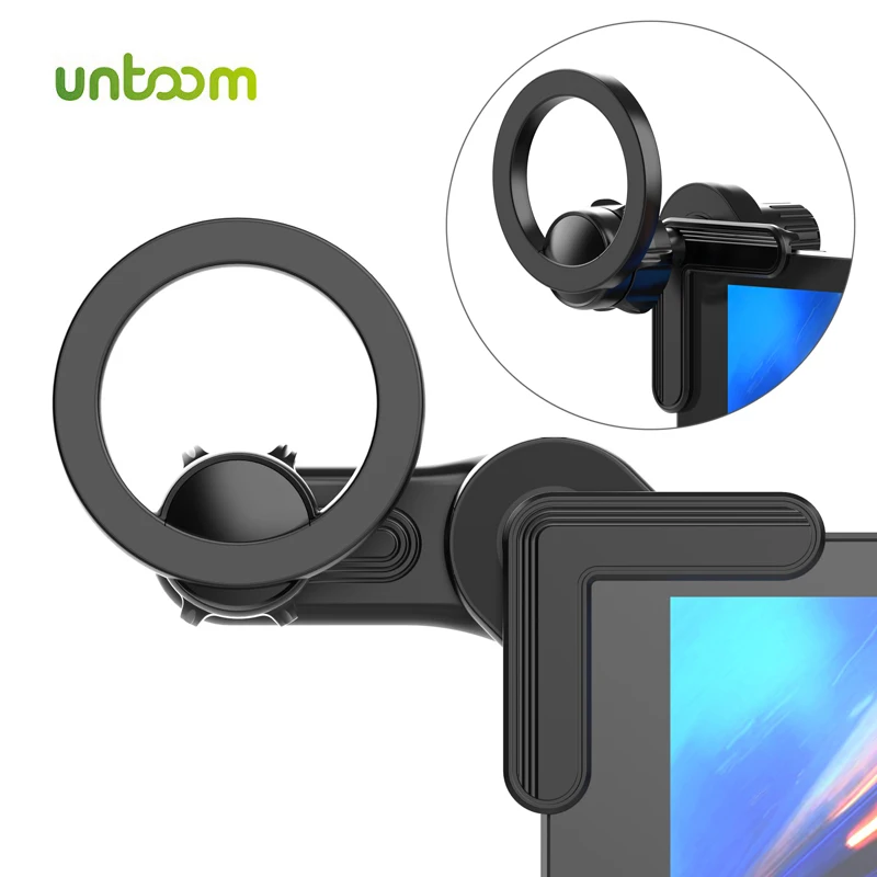 Untoom Magnetic Car Phone Holder for Tesla Model 3/Y/S/X Screen Side Magnet Car Cellphone Mount for iPhone MagSafe Xiaomi Huawei