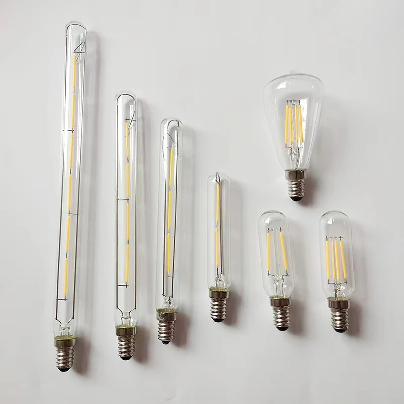 

T185 T225 T300 LED Vintage Edison Light Lamp LED Bulb E14 2W 3W 4W 5W 6W 220V Retro Flame Light For Home Decoration