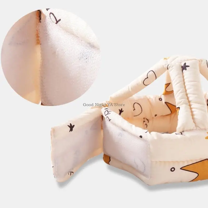 Toddler Baby Infant Anti-fall Head Safety Cotton Pillow Children Protective Cushion Safe Care Cap Breathable