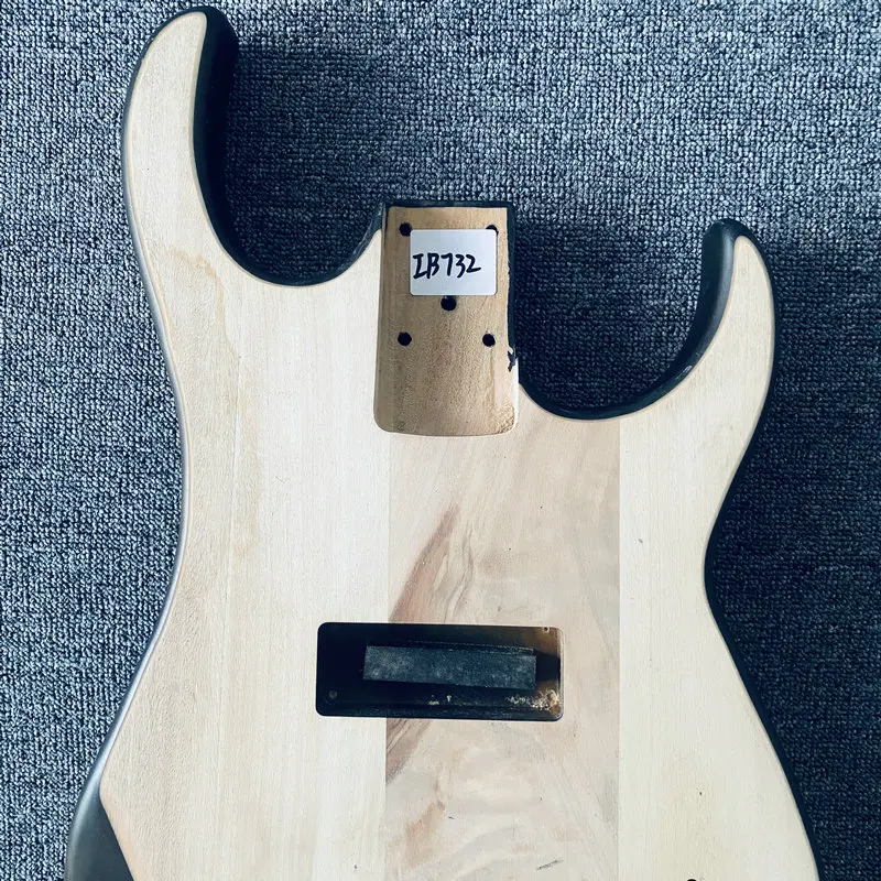 IB732 DIY Replace Electric Bass Guitar Body in Solid Basswood Semi Finishing Verison Special Sales