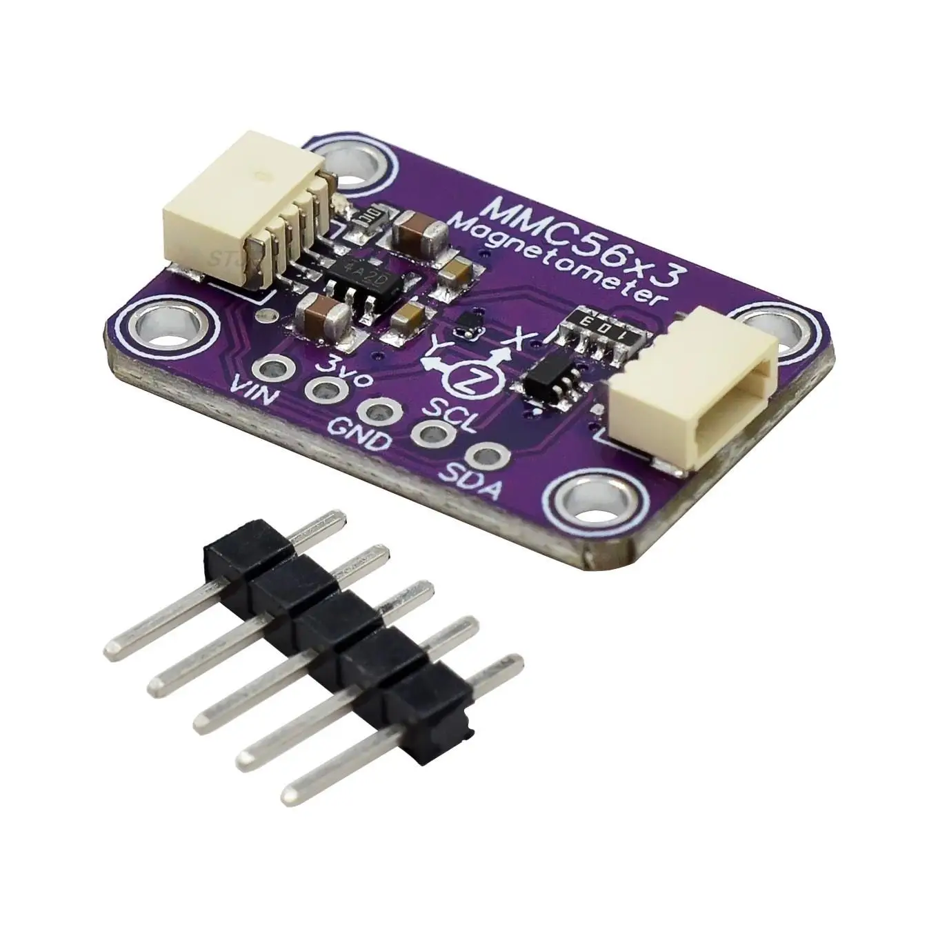 Triaxial magnetometer MMC5603 For STEMMA QT/For Qwiic interface