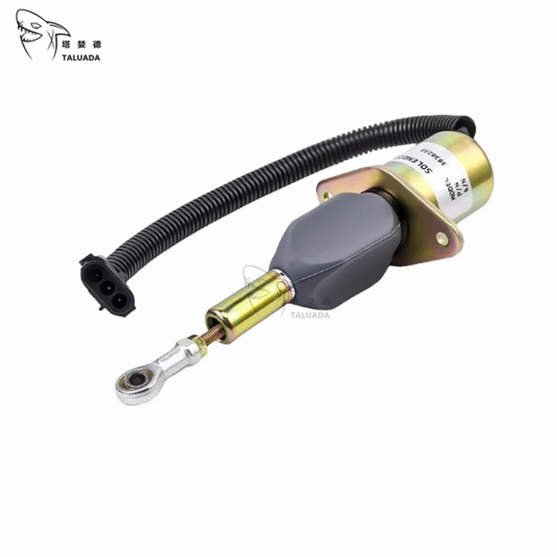 

For Komatsu Cummins 6CT 8.3 Flameout Solenoid Valve 12V 24V Excavator 3930233 3928161 3930234 3964624 6743-81-9140 SA-4335-24