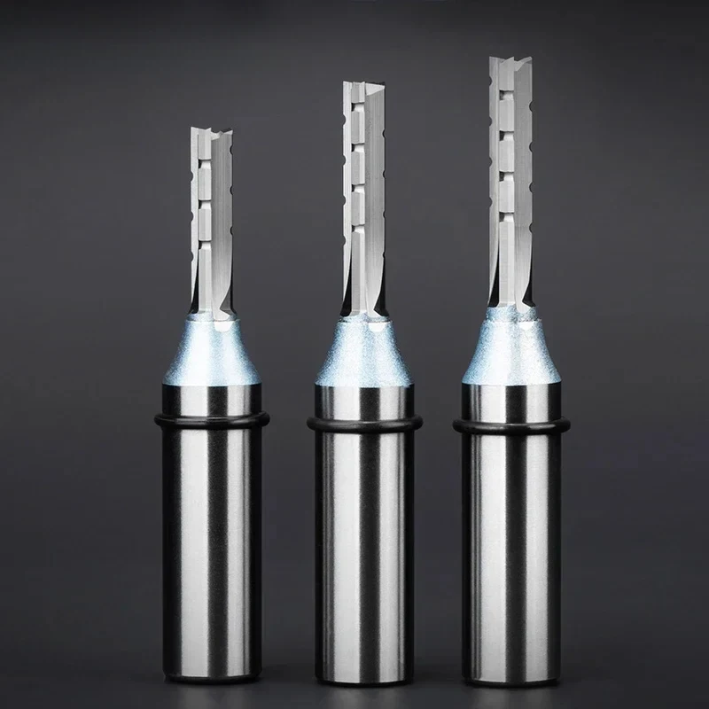 

1/2 Shank 12.7mm 3 Flutes Cutting Straight Router Bit TCT Cutters Woodworking For Wood CNC Trimming Slot Bits Milling Cutter