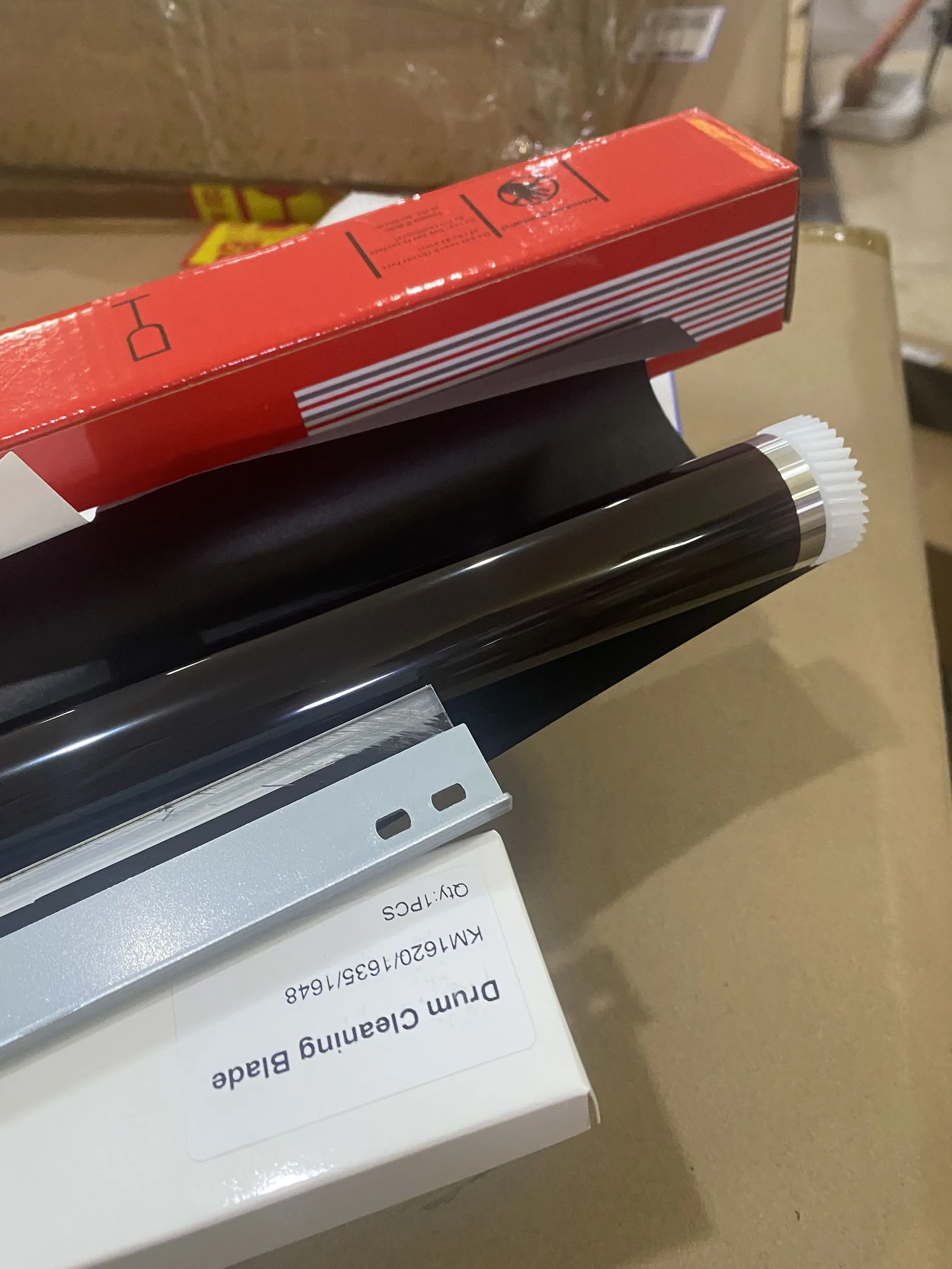 

1set. Copier OPC Drum + Cleaning blade TK410 for Kyocera KM1620 1635 1650 2020 2035 2050 2550 1648 Cylinder Drum