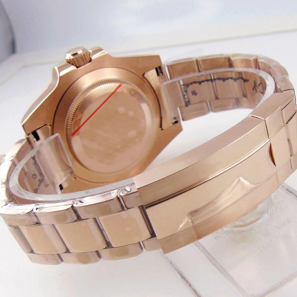 

brushed 20mm 316L stainless steel Rose golden Matelion bracelet fit 40mm SUB watch