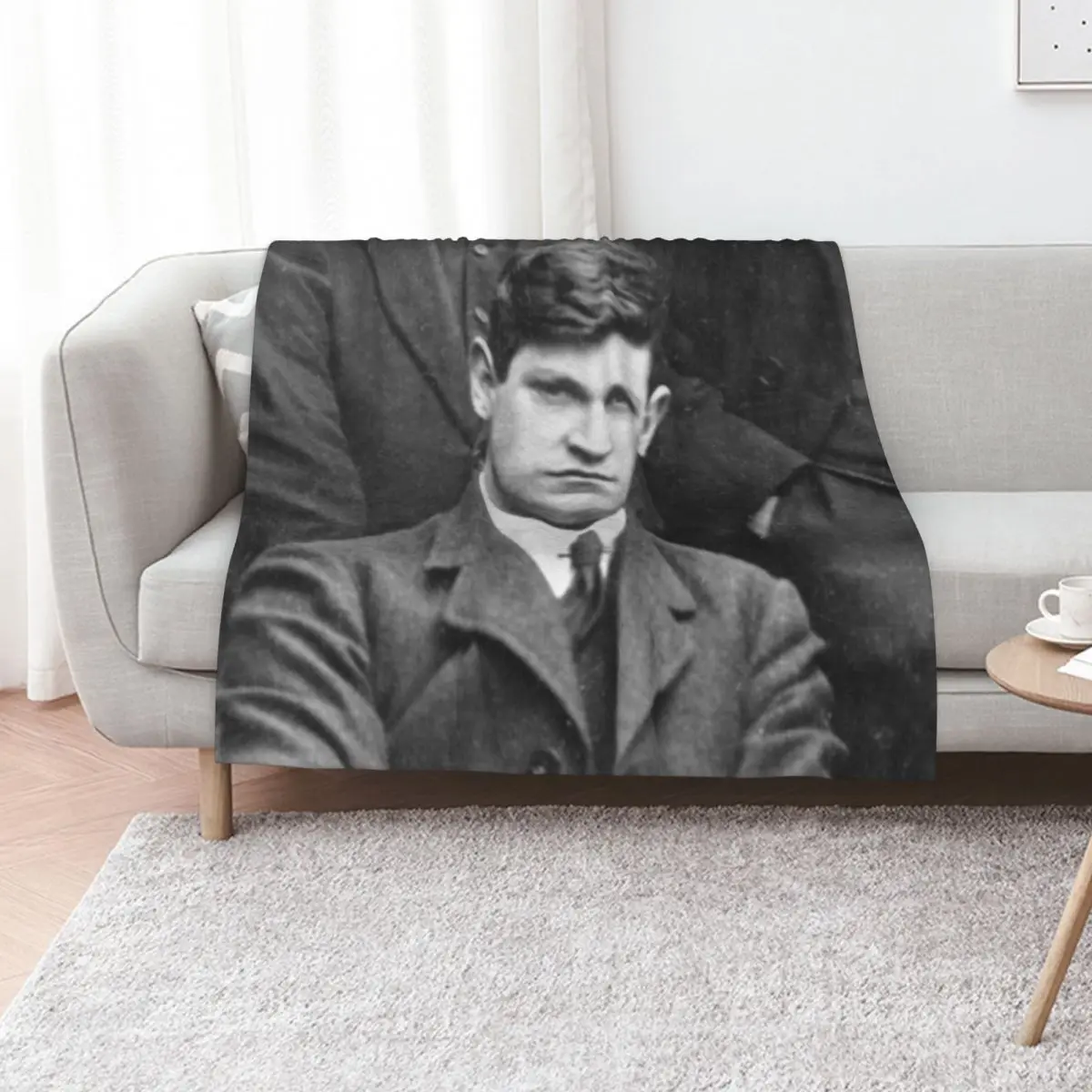 Michael Collins Throw Blanket for sofa funny gift Winter beds christmas decoration Hairy Polar Blankets