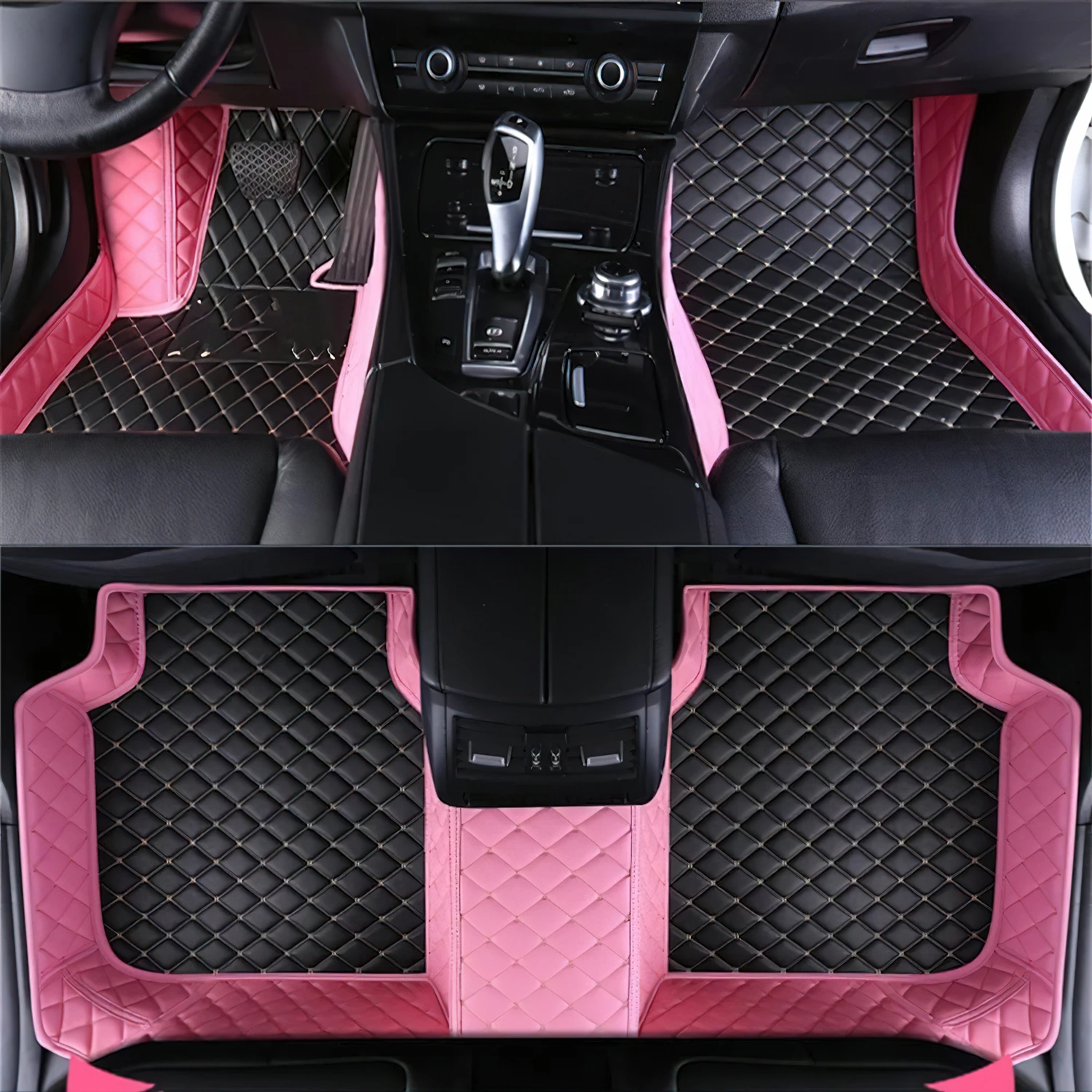 

car floor mats for Acura MDX 2007 2008 2009 2010 2011 2012 2013 014 2015 Auto leather carpet pads full set vehicle foot mat rugs