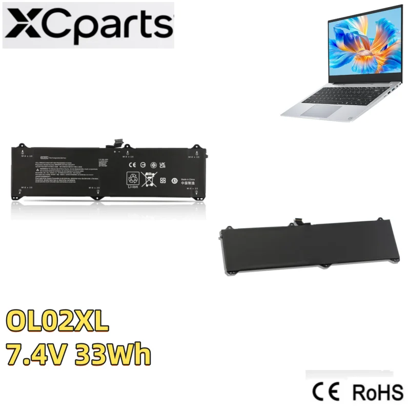 

New OL02XL Laptop Battery 7.4V 33Wh For HP EliteBook Elite x2 1011 G1 HSTNN-DB5Z 750549-005 750344-2C1 750334-2B1 750549-001