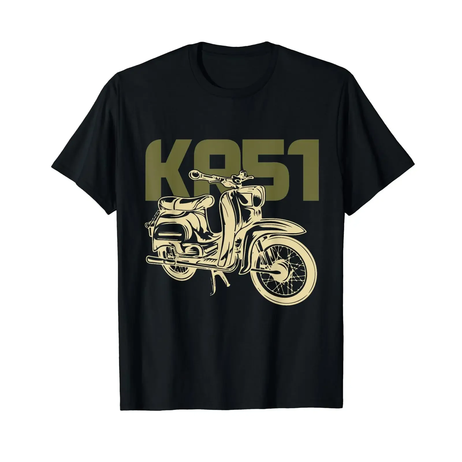 Camiseta Schwalbe KR51 Simson Moped, estilo vintage, lavada, ligeramente elástica, transpirable, cómoda, informal, unisex, suave y versátil