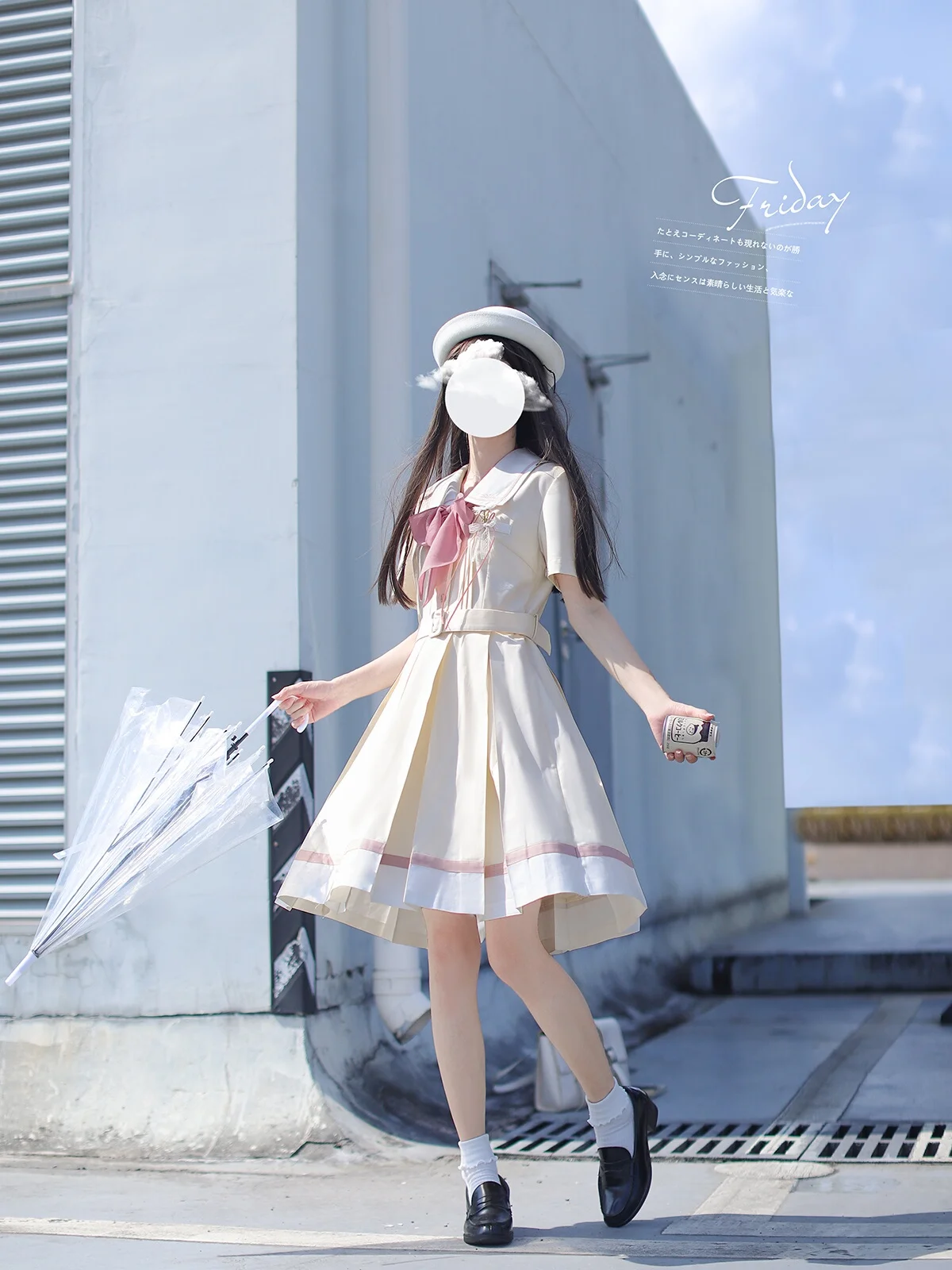 Spring Autumn Original Jk Uniform Light Milk Yellow Summer Dress Gentle And Sweet Op Lolita Birthday Party Kawaii Girl Suit Bow