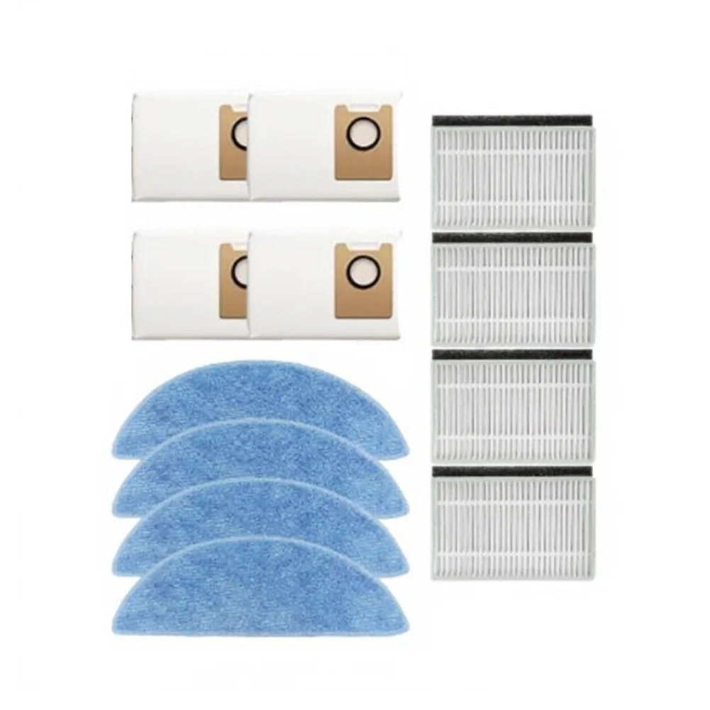 

12pcs Filters Mops With Dust Bags For ECOVACS For YEEDI Y1 PRO PLUS Robotic Vacuum Cleaners Replacement Home Cleaning Kit