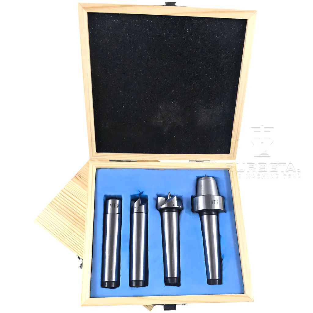 Il set di nuclei per legno MT1/MT2 da 4 pezzi per la lavorazione del tornio per la lavorazione del legno, picchetto in lega di titanio e set per la lavorazione del legno superiore della linea