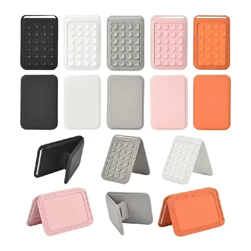 

Magsafe Magnetic Card Holder with Strong Adsorption Suction Cup Phone Stand Hands-Free Foldable for iPhone 17/16/15/14/13 ProMax