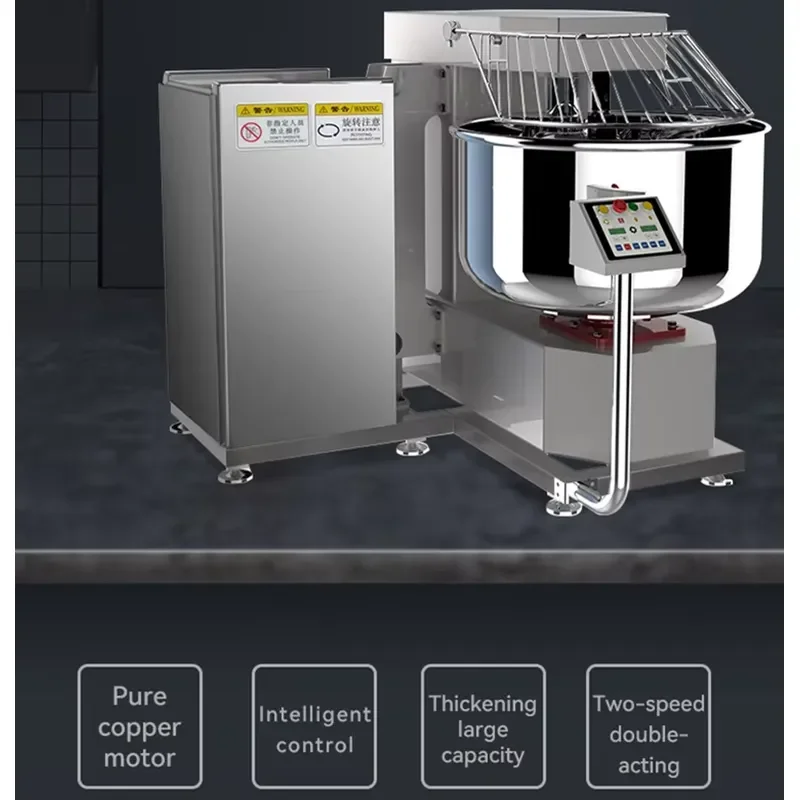 250kg Industrial Spiral Dough Mixer 150kg Commercial Bread Kneader Machine Heavy Duty Bakery Flour Mixer for Pizza Cake
