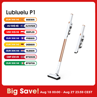 Lubluelu P1 Wireless Vacuum Cleaner Lightweight Floor Washer Edge Cleaning Smart Home（Type C Charging Line, without Charger)
