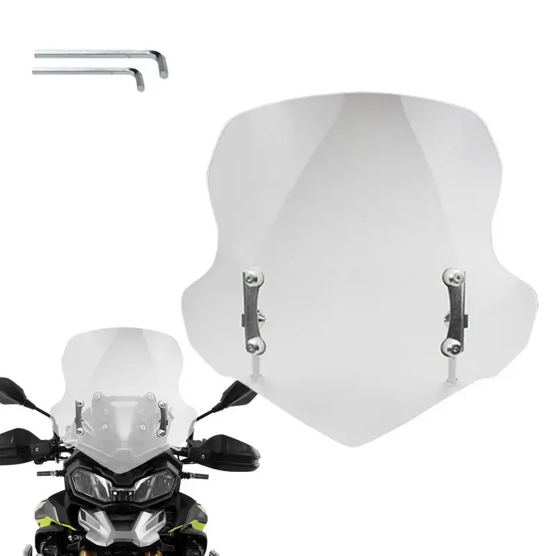 Scooter Wind Screen Multipurpose Acrylic Motorcycle Windshield Thickened Motorbike Wind Deflectors Motorcycle Accessories